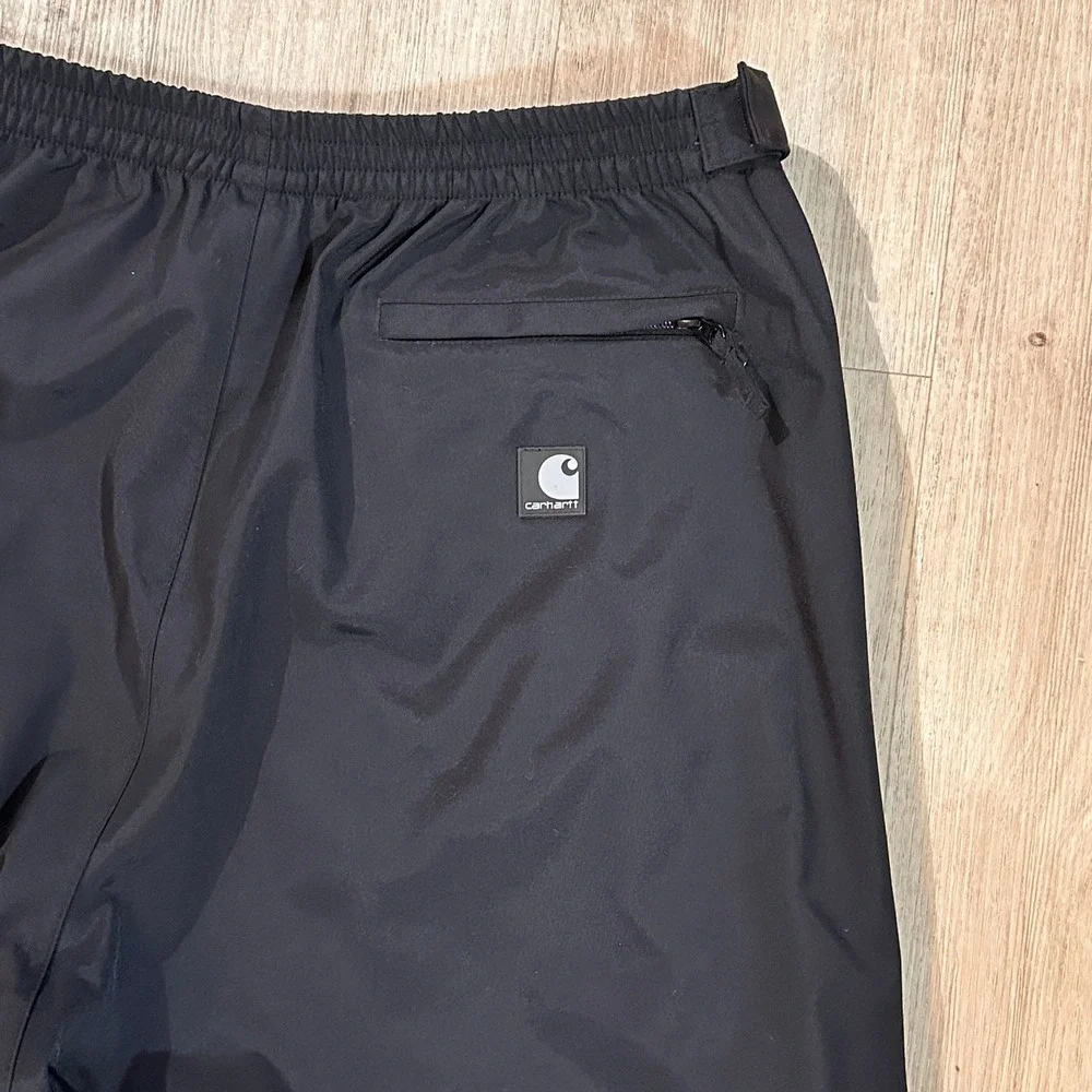 Carhartt Men Pants 2XL Shoreline Waterproof B216 Breathable Black Breathable